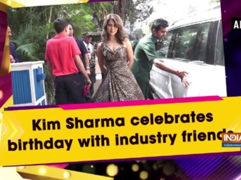 Kim Sharma celebrates birthday with industry friends