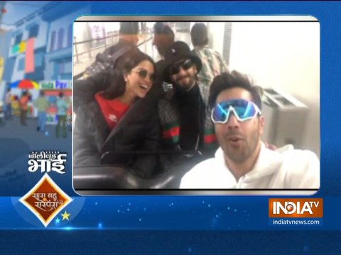 Varun Dhawan returns to London with adopted parents Deepika-Ranveer