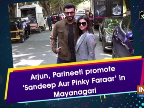 Arjun, Parineeti promote 'Sandeep Aur Pinky Faraar' in Mayanagari