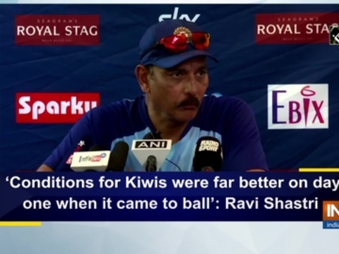 'Conditions for Kiwis were far better on day one when it came to ball': Ravi Shastri