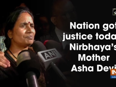 Nation got justice today: Nirbhaya's Mother Asha Devi