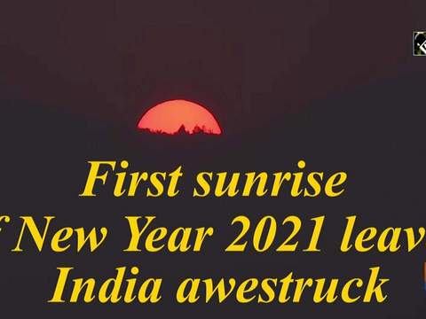 First Sunrise Of New Year 21 Leaves India Awestruck