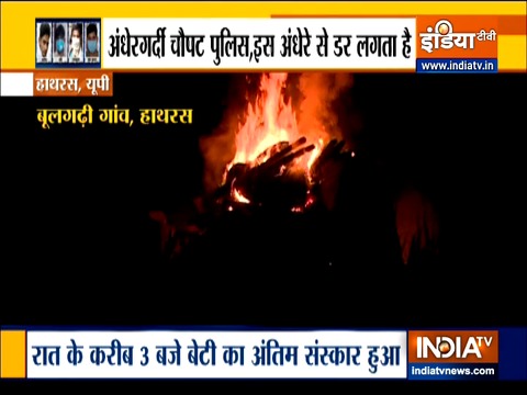 Hathras gangrape case: Outrage over midnight cremation