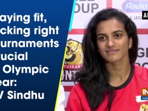 Staying fit, picking right tournaments crucial in Olympic year: PV Sindhu