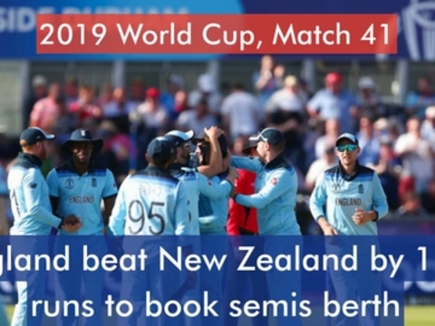 2019 World Cup: England become third team to book semis berth after decimating New Zealand