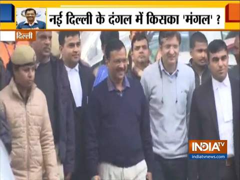 Arvind Kejriwal reaches ECI office to file his nomination from New Delhi Assembly seat