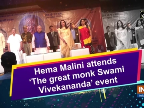 Hema Malini attends 'The great monk Swami Vivekananda' event