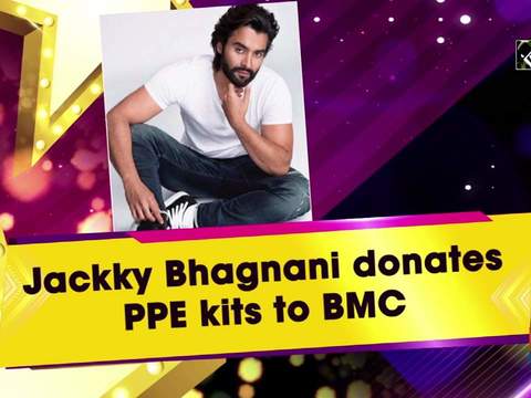 Jackky Bhagnani donates PPE kits to BMC