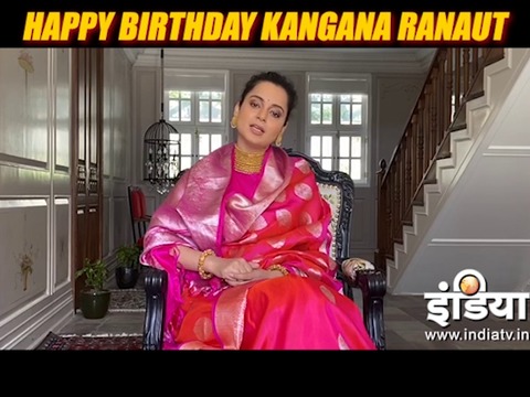 Kangana Ranaut paid tribute to Indian freedom fighters by singing a song written by Kaifi Azmi on the her birthday