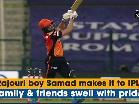Rajouri boy Samad makes it to IPL, family and friends swell with pride
