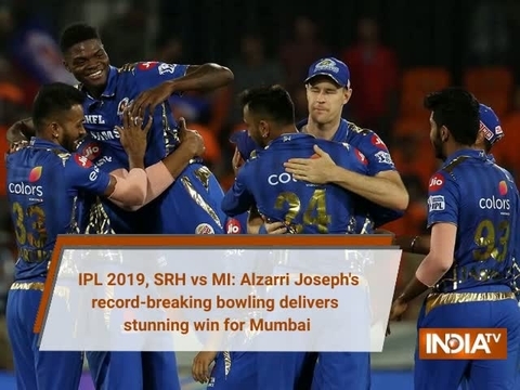 IPL 2019, SRH vs MI: Alzarri Joseph's record-breaking bowling delivers stunning win for Mumbai