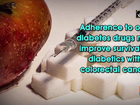 Adherence to oral diabetes drugs may improve survival in diabetics with colorectal cancer