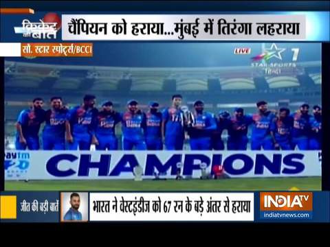 3rd T20I: Batsmen shine as India crush West Indies by 67 runs to clinch series 2-1