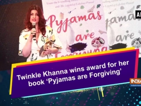 Twinkle Khanna wins award for her book 'Pyjamas are Forgiving'