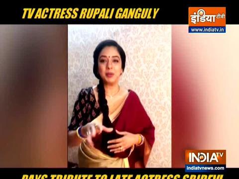 Anupamaa: Rupali Ganguly pays tribute to Sridevi