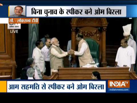 PM Modi welcomes Om Birla new speaker of 17th Lok Sabha