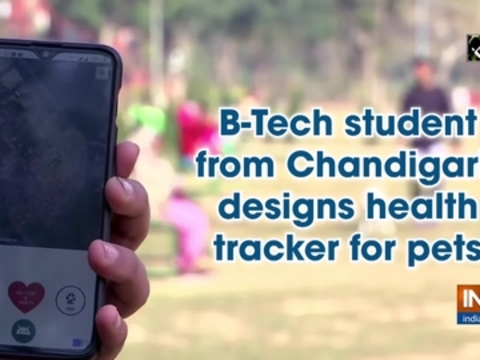 B-Tech student from Chandigarh designs health tracker for pets