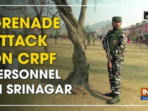 Grenade Attack On CRPF Personnel In Srinagar