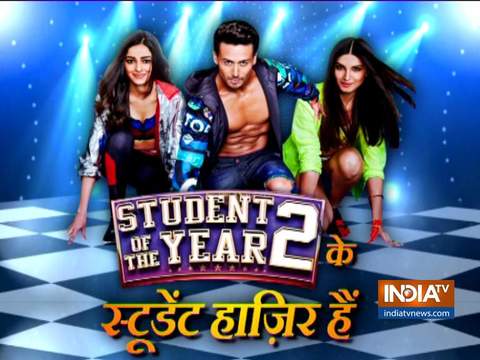 Tiger Shroff, Ananya Panday and Tara Sutaria promote SOTY 2