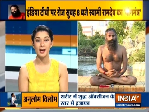 Treat lumps in body with yoga before it turns into cancer, says Swami Ramdev.