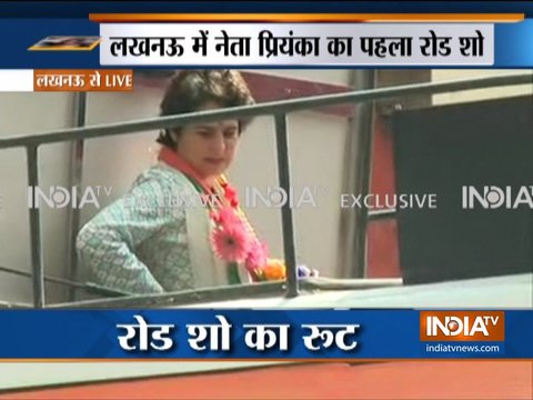 2019 LS Polls: Priyanka Gandhi Vadra reaches Lucknow