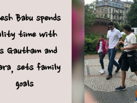 Mahesh Babu spends quality time with kids Gautham and Sitara, sets family goals