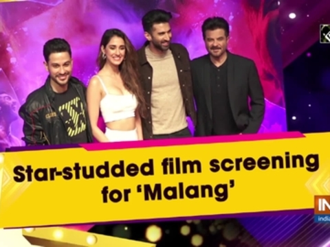 Star-studded film screening for 'Malang'