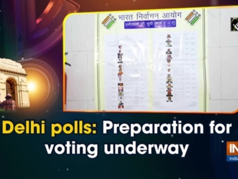 Delhi polls: Preparation for voting underway