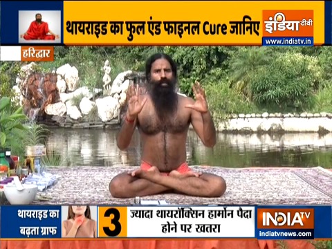 Swami Ramdev shares ayurvedic and home remedies to get rid of thyroid.