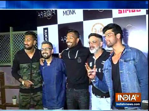 TV celebrities at Kushal Tandon's restaurant launch
