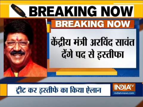 I am resigning from my ministerial post: Shiv Sena MP Arvind Sawant