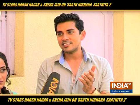 Harsh Nagar and Sneha Jain on Saath Nibhaana Saathiya 2