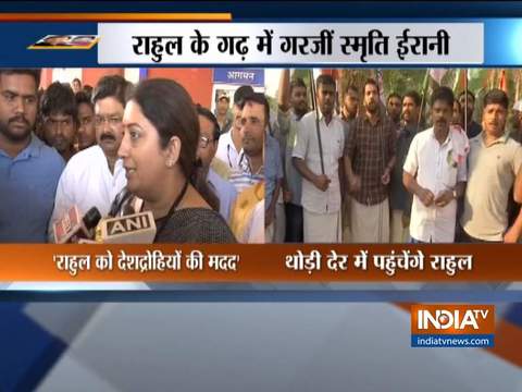 Smriti Irani launches fresh attack, says Rahul Gandhi has betrayed people of Amethi for last 15 yrs