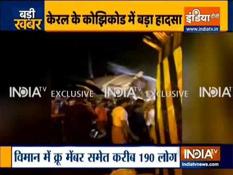 Watch Video: Air India Express plane crash at Karipur Airport in Kozhikode