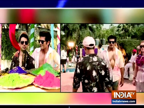 Karanvir Bohra celebrates Holi with Mandana Karimi in special video