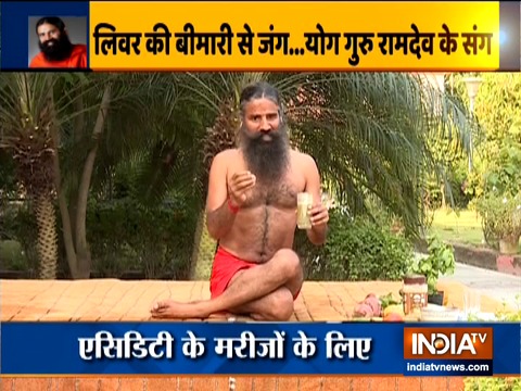 Treat acidity with gomukhasana and bottle gourd juice, suggests Swami Ramdev