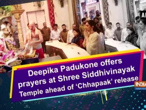 Deepika Padukone offers prayers at Shree Siddhivinayak Temple ahead of 'Chhapaak' release