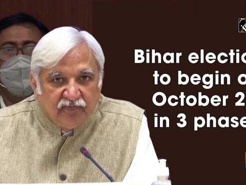 Bihar elections to begin on October 28, in 3 phases