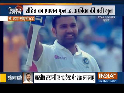 3rd Test, Day 2: Rohit Sharma's double ton, Ajinkya Rahane's century flatten South Africa