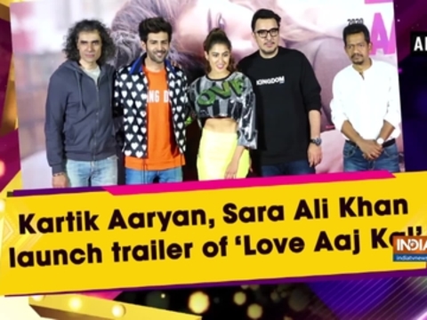 Kartik Aaryan, Sara Ali Khan launch trailer of 'Love Aaj Kal'