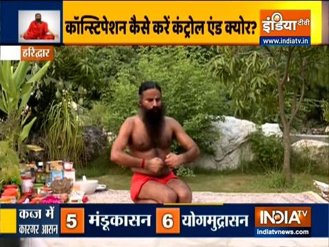 Yogasana for Constipation by Swami Ramdev