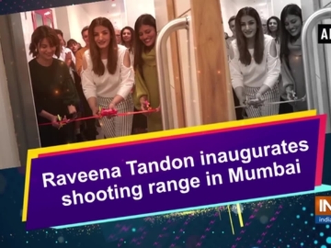 Raveena Tandon inaugurates shooting range in Mumbai