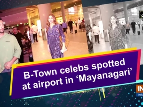 B-Town celebs spotted at airport in 'Mayanagari'