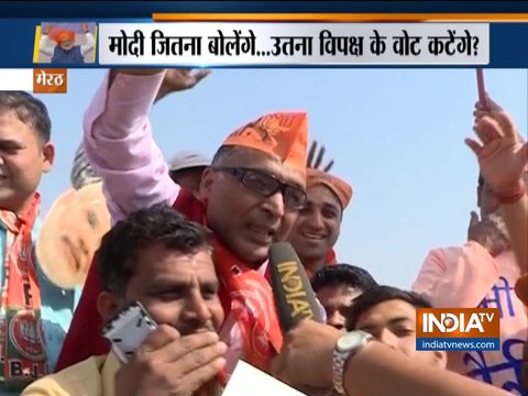 Stage all set, PM Modi to address a public rally in Meerut