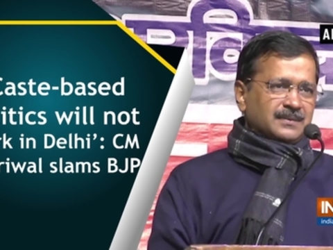 'Caste-based politics will not work in Delhi': CM Kejriwal slams BJP