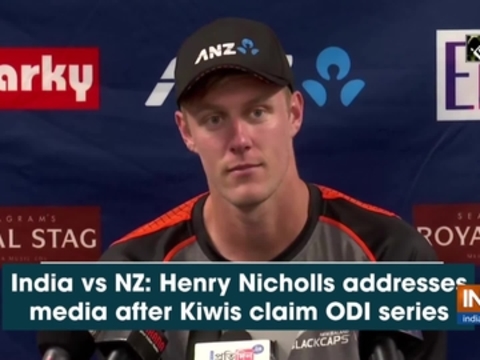 India vs NZ: Henry Nicholls addresses media after Kiwis claim ODI series