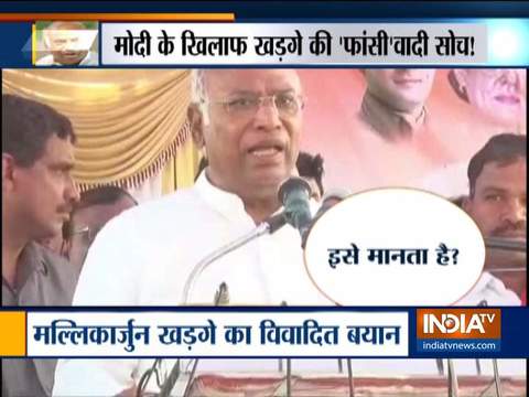 Row over Congress leader Mallikarjun Kharge's controversial remark on PM Modi