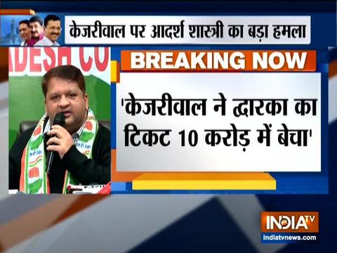 AAP MLA Adarsh shastri joins Congress