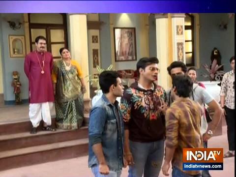 Raja’s brother Mehul beats up Utsav in the show Shubharambh