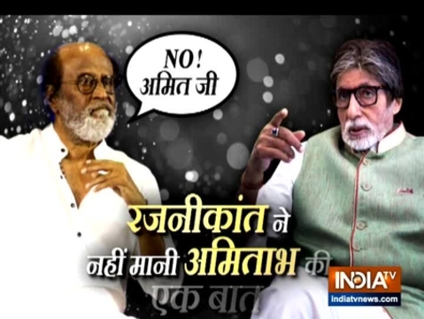 I am inspired by Amitabh Bachchan but couldn't follow his one advice: Rajinikanth